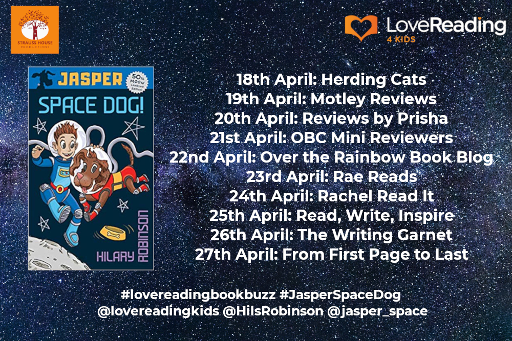 Jasper: Space Dog by Hilary Robinson and Lewis James Ambassador Book Buzz Poster