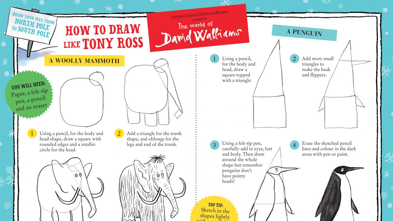 Learn to draw like Tony Ross!