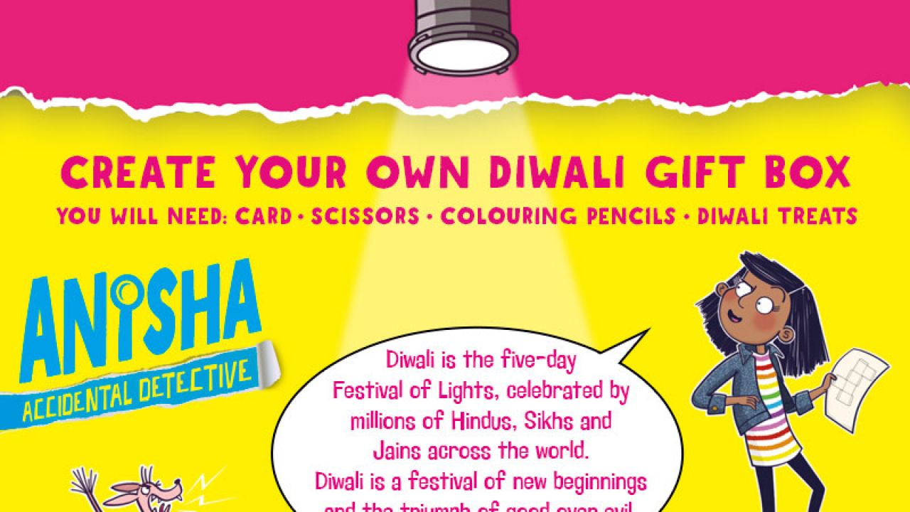 Create your own Diwali Gift Box with Anisha, Accidental Detective!