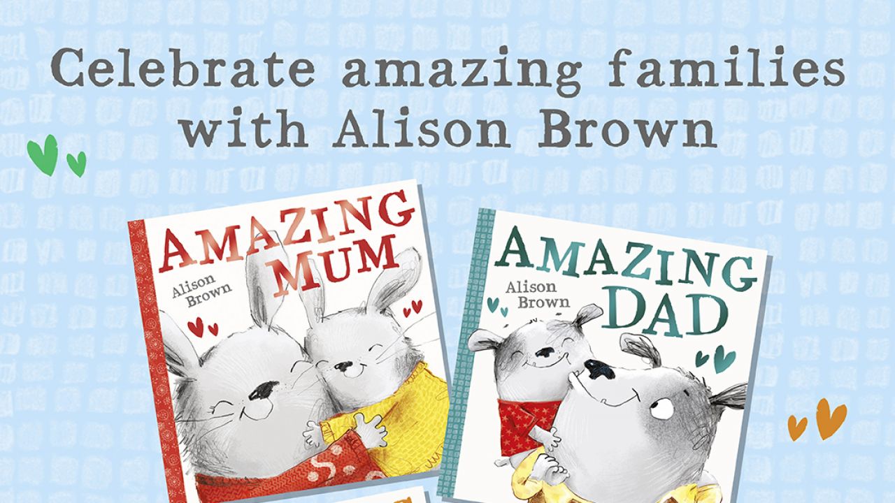 Colouring sheets for Amazing Mum by Alison Brown