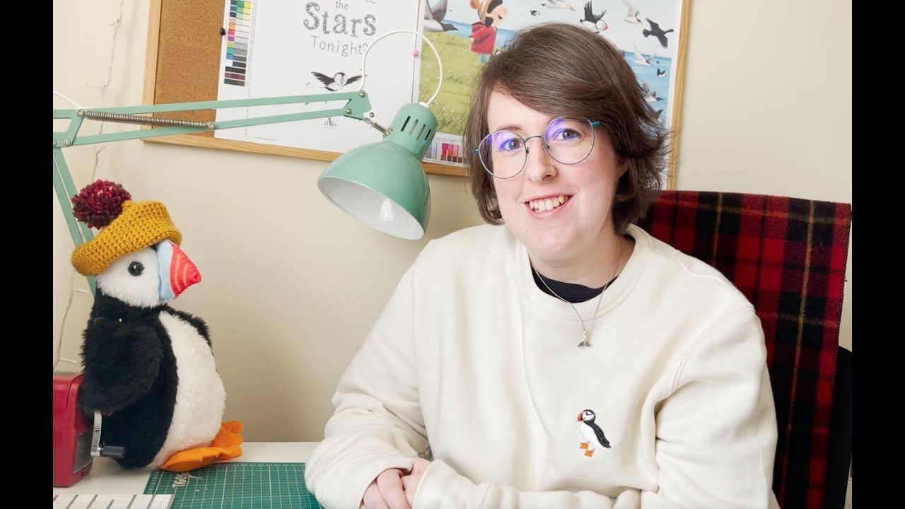 Draw a cute puffin with Anna Terreros-Martin!