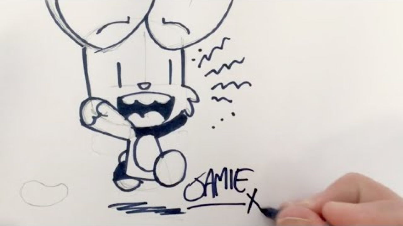 How to Draw Bunny from Bunny vs Monkey by Jamie Smart